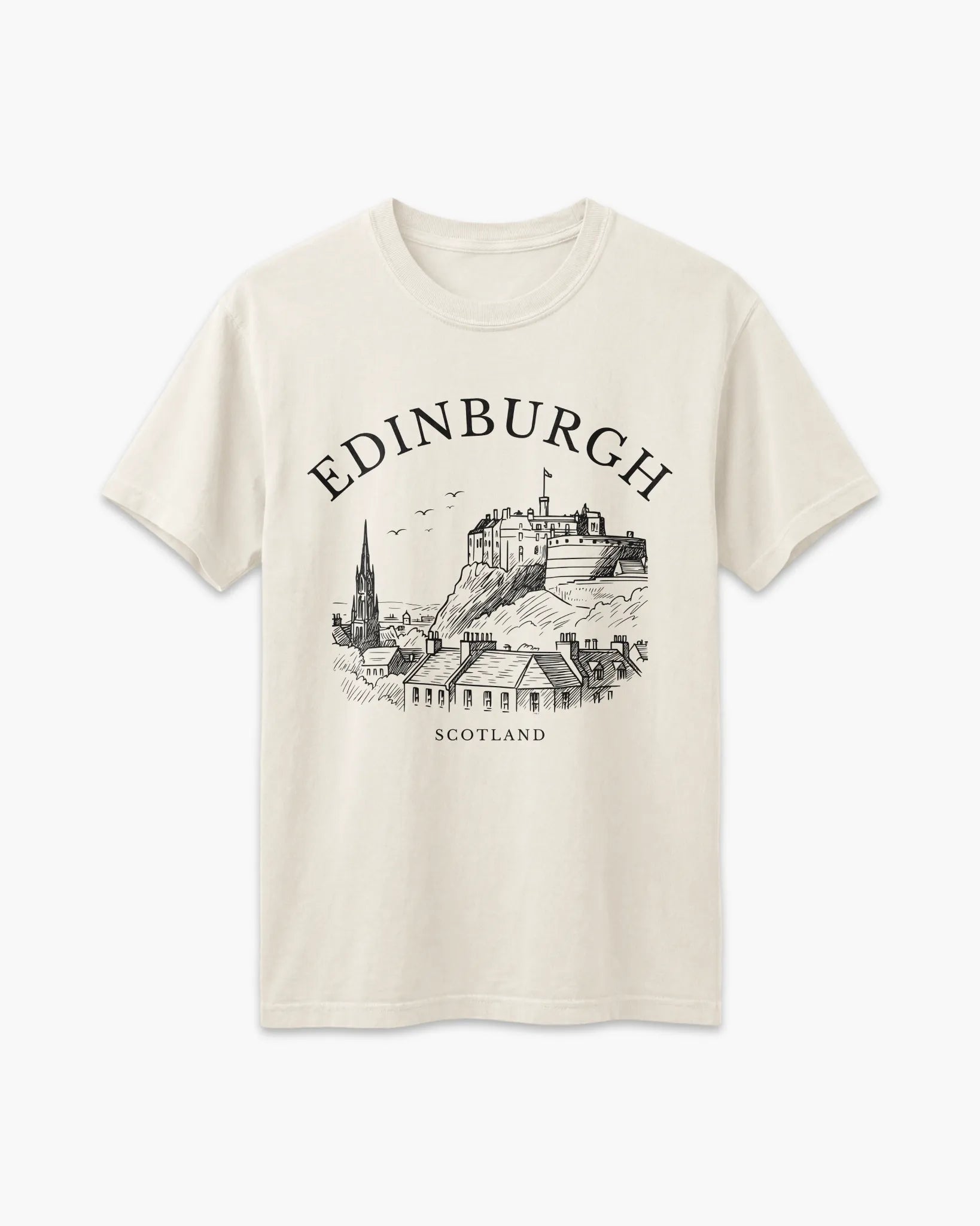 Edinburgh Vintage Sketch T-Shirt