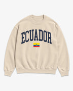 Ecuador Collegiate Flag Sweatshirt