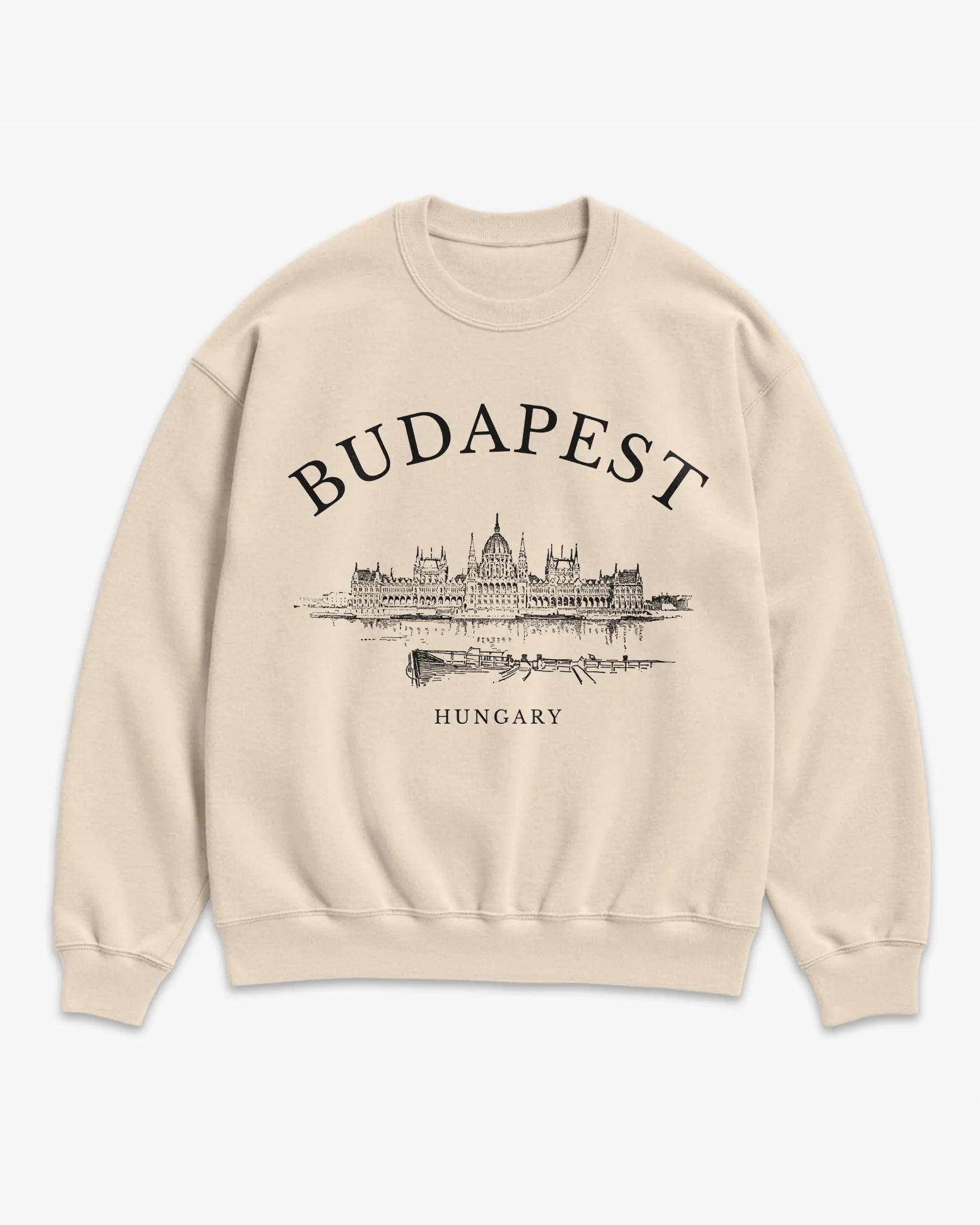 Budapest Vintage Sketch Sweatshirt
