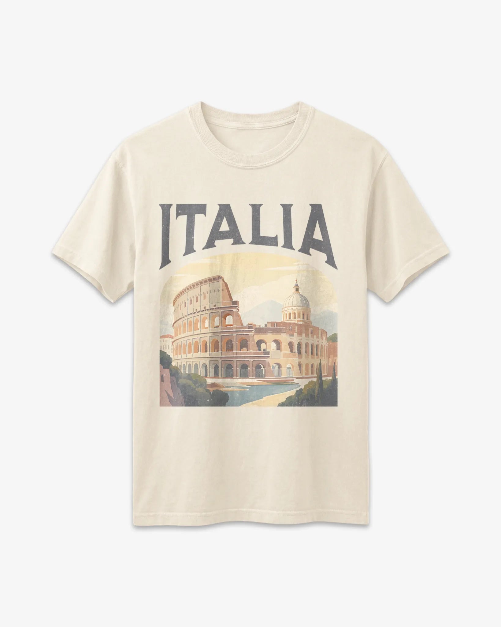 Italia Vintage Travel Poster T-Shirt