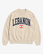 Lebanon Collegiate Flag Sweatshirt