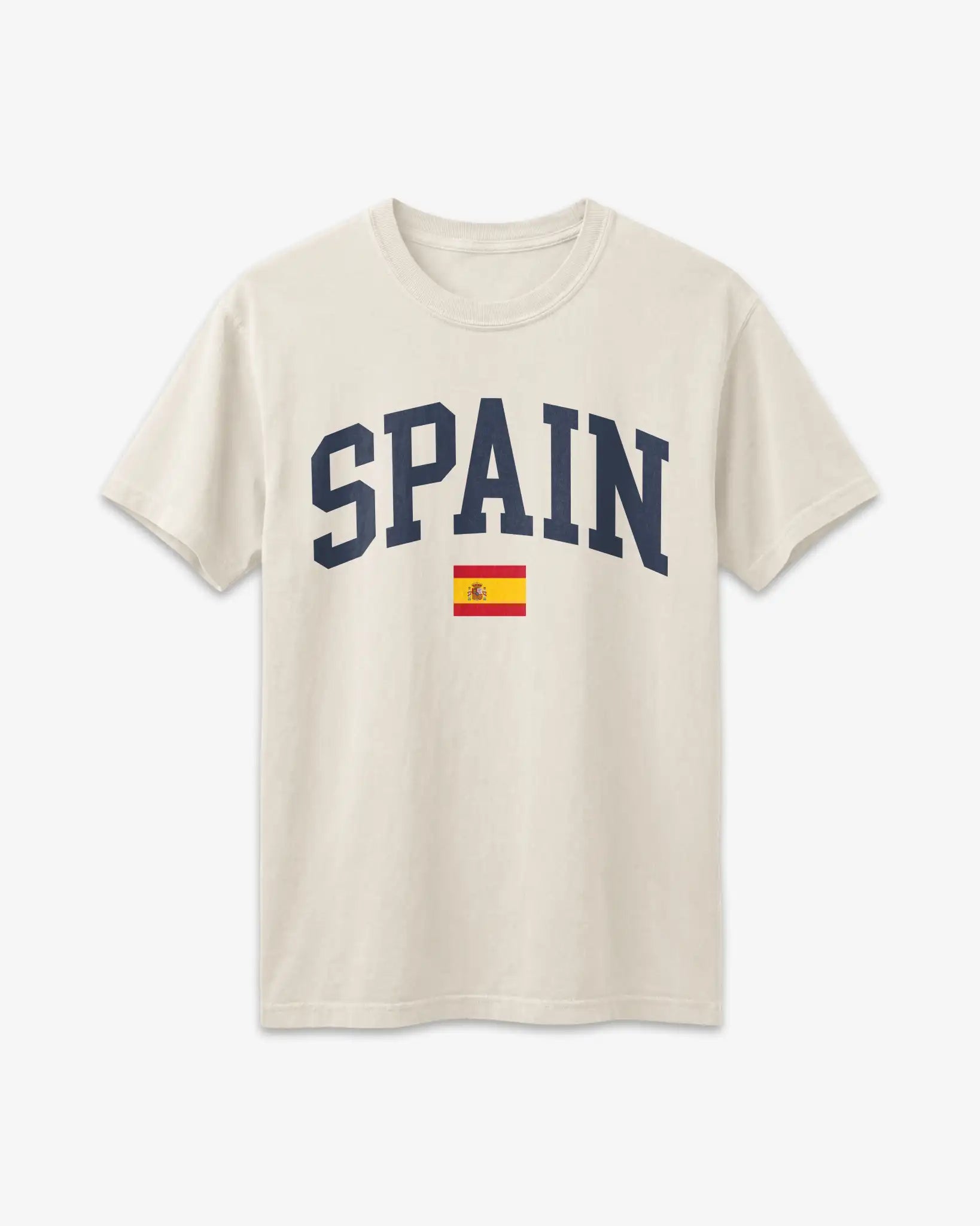 Spain Collegiate Flag T-Shirt