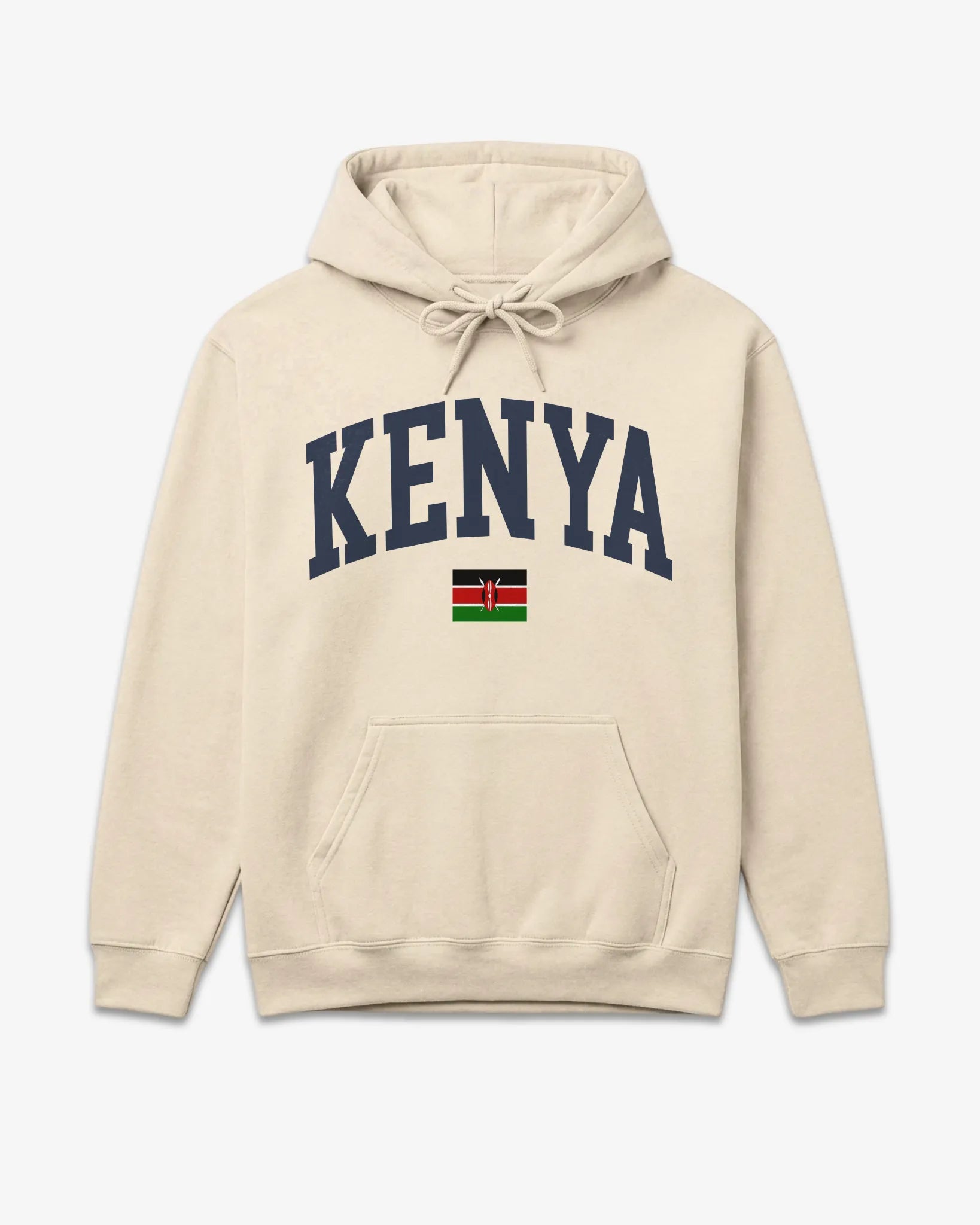 Kenya Collegiate Flag Hoodie