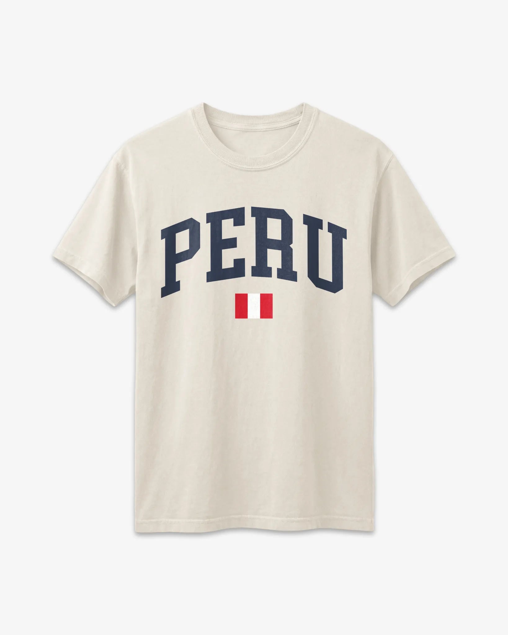 Peru Collegiate Flag T-Shirt
