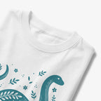 Nessie Believe Floral Folk Art T-Shirt