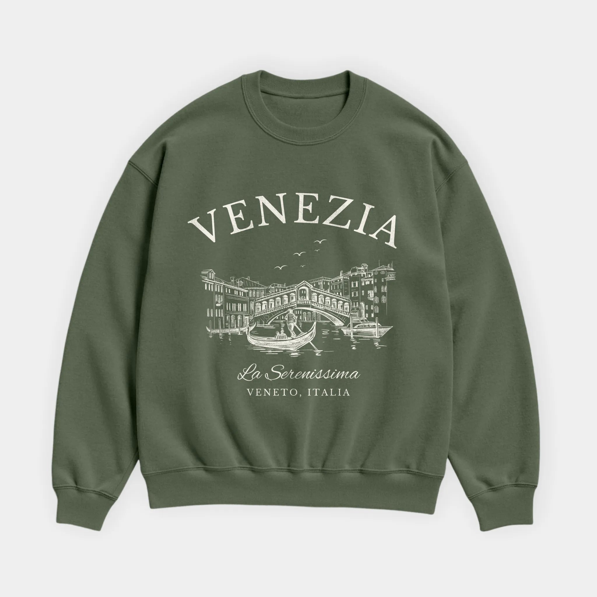 Venice Vintage Sketch Sweatshirt