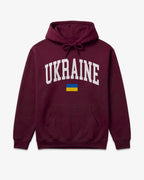 Ukraine Collegiate Flag Hoodie
