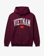 Vietnam Collegiate Flag Hoodie