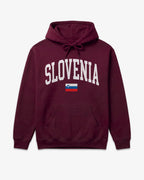 Slovenia Collegiate Flag Hoodie