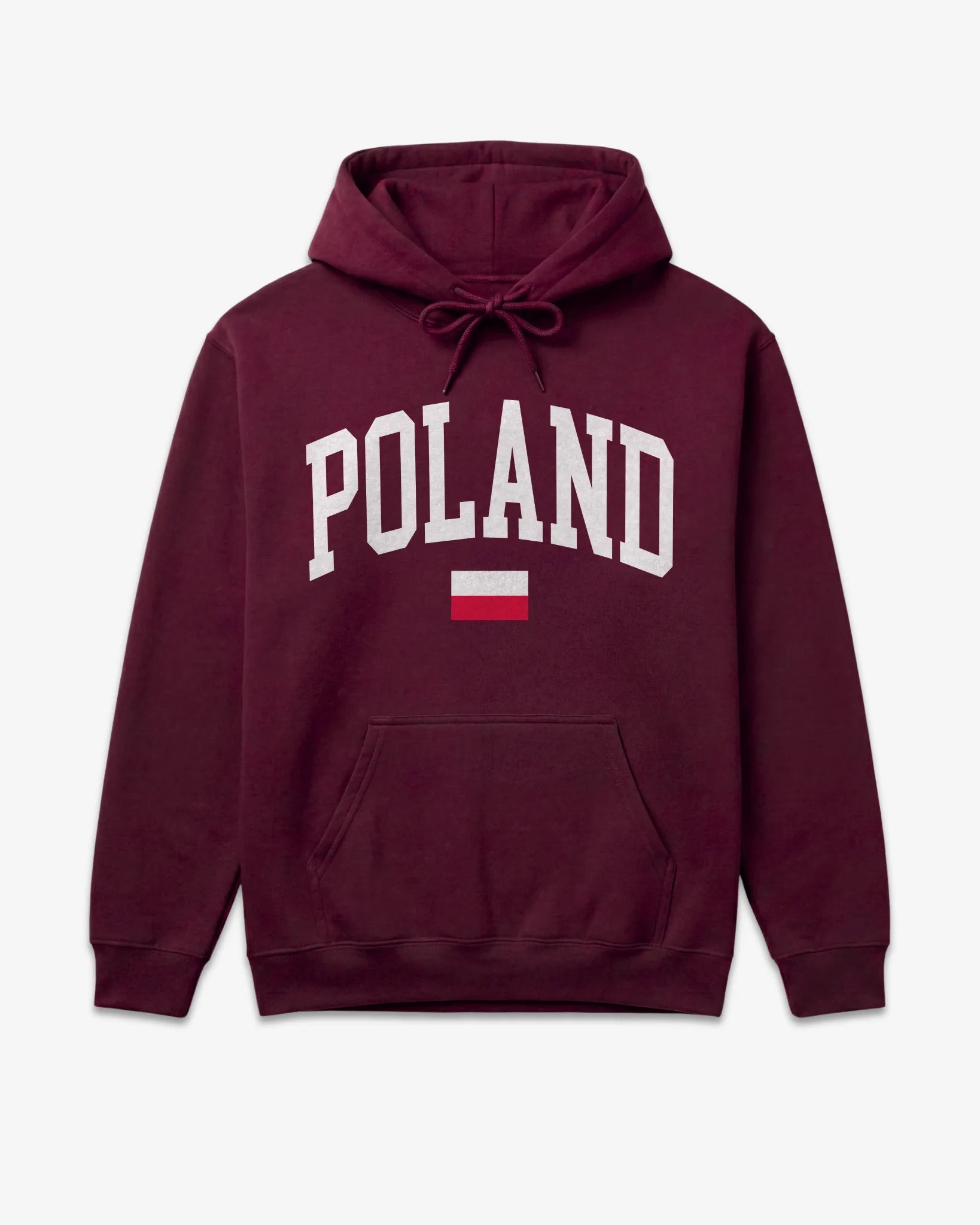 Poland Collegiate Flag Hoodie