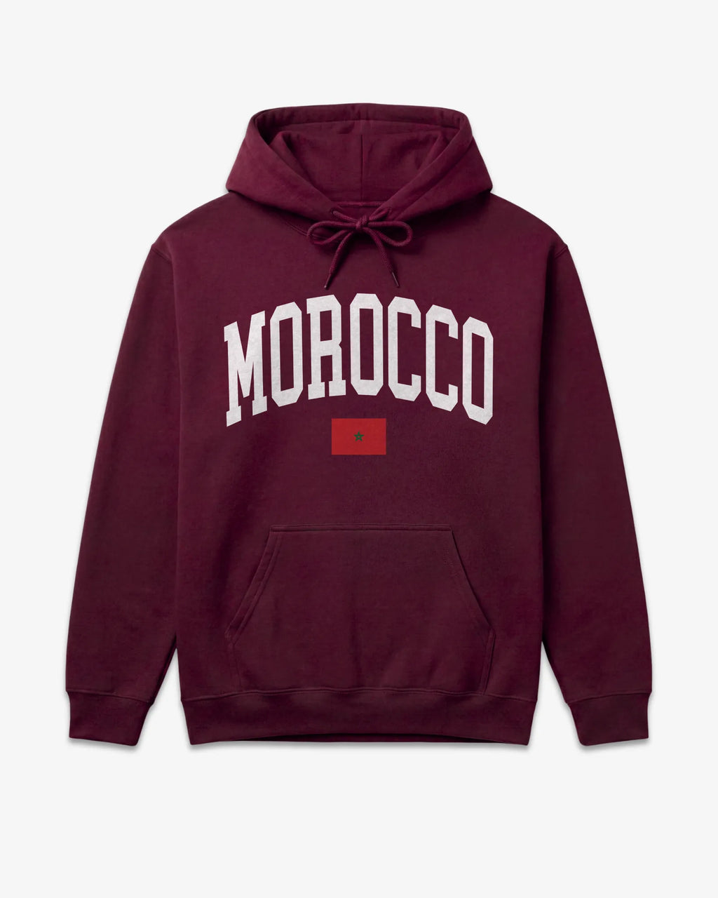 Morocco Collegiate Flag Hoodie