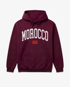 Morocco Collegiate Flag Hoodie