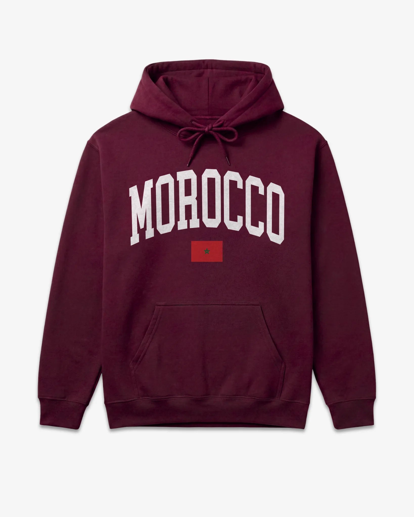 Morocco Collegiate Flag Hoodie