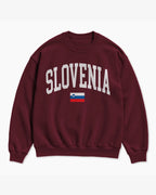 Slovenia Collegiate Flag Sweatshirt