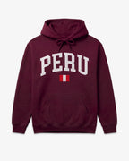 Peru Collegiate Flag Hoodie