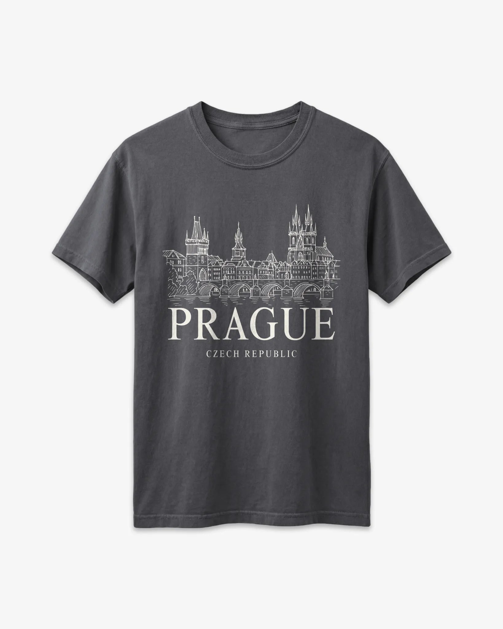 Prague Vintage Sketch T-Shirt