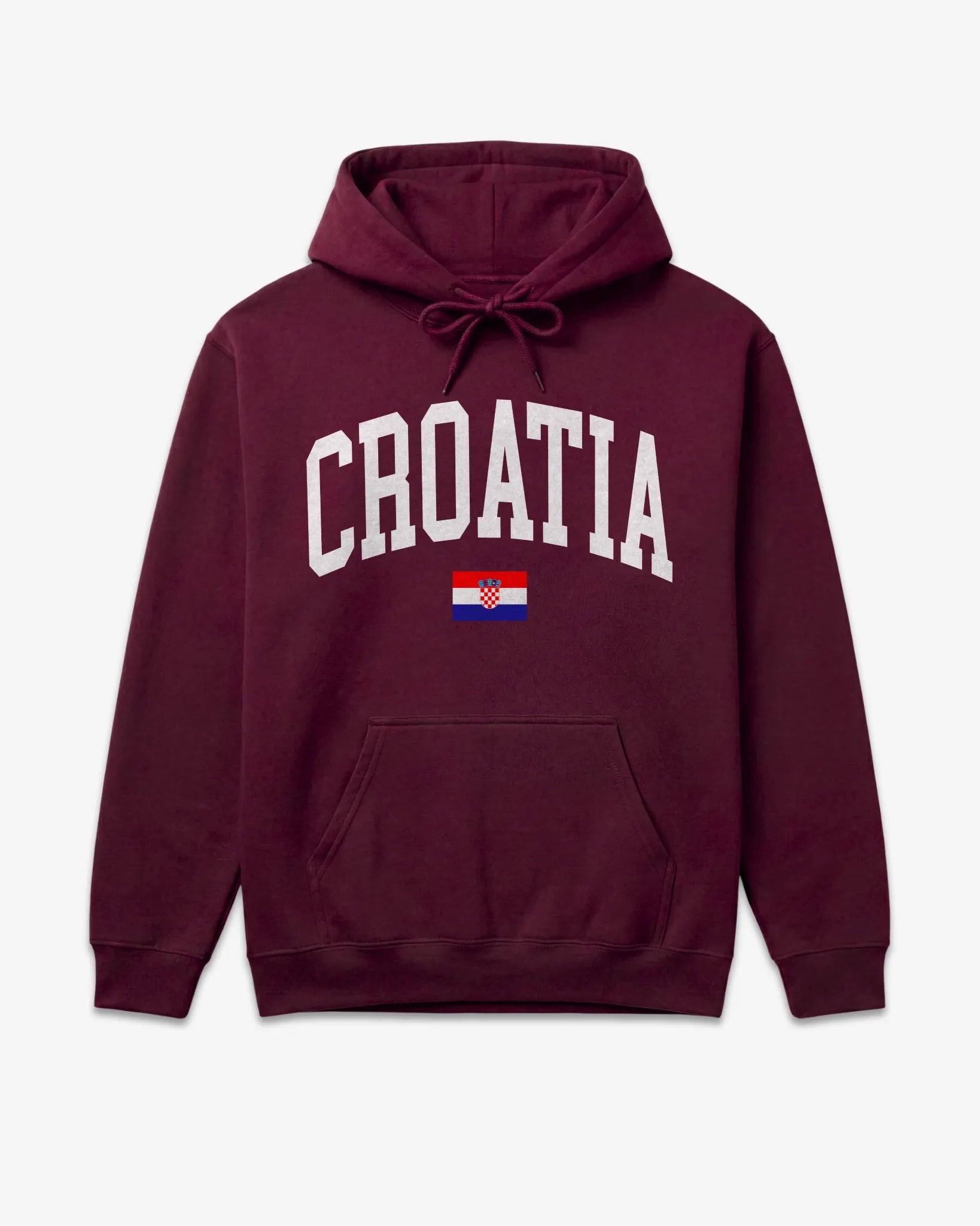 Croatia Collegiate Flag Hoodie