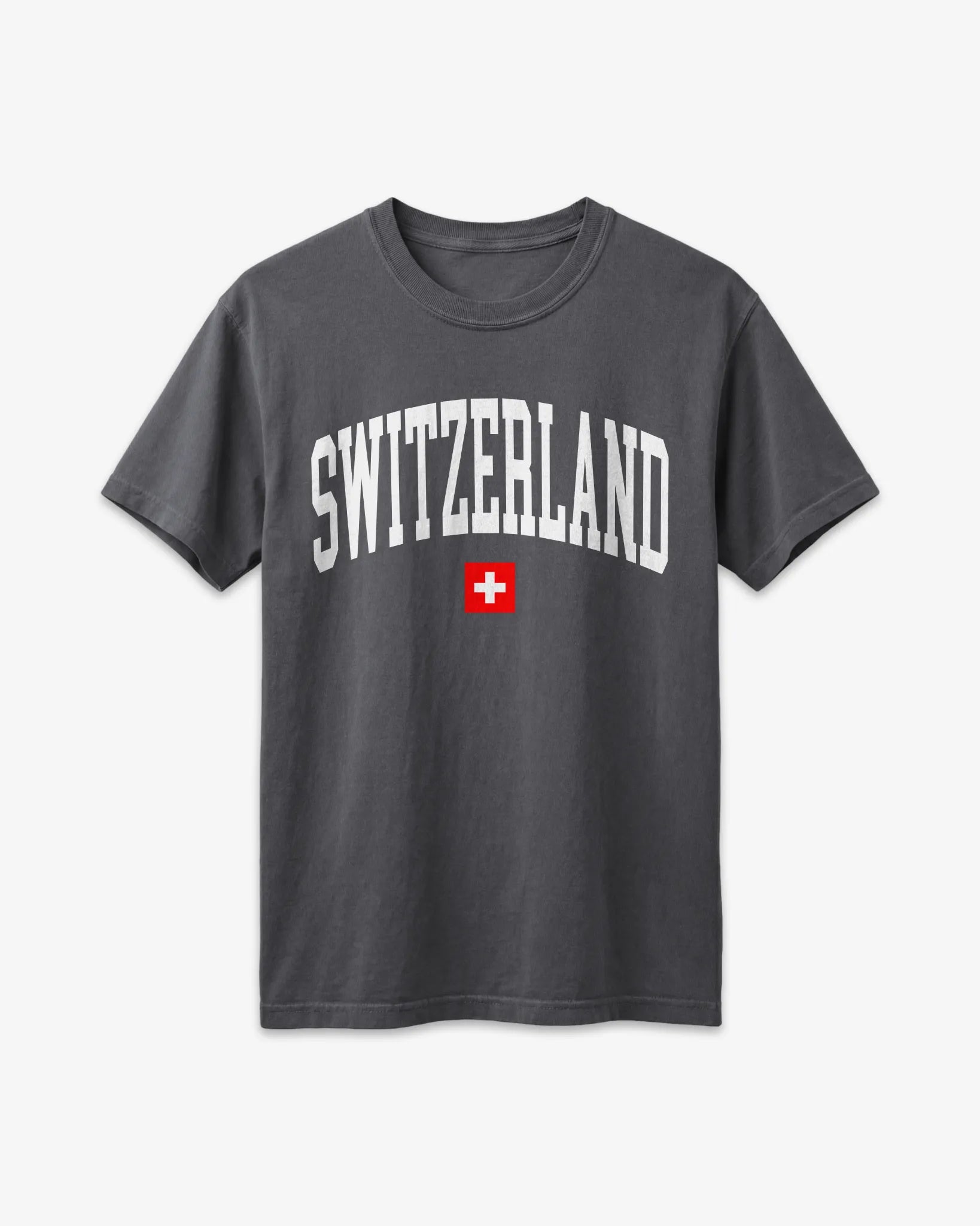 Switzerland Collegiate Flag T-Shirt