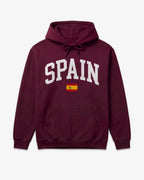 Spain Collegiate Flag Hoodie