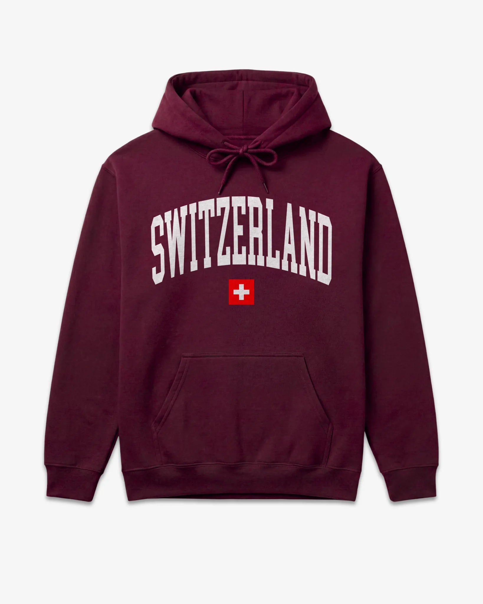 Switzerland Collegiate Flag Hoodie