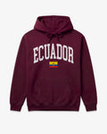 Ecuador Collegiate Flag Hoodie