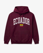 Ecuador Collegiate Flag Hoodie