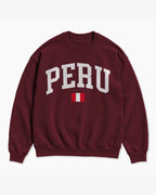 Peru Collegiate Flag Sweatshirt