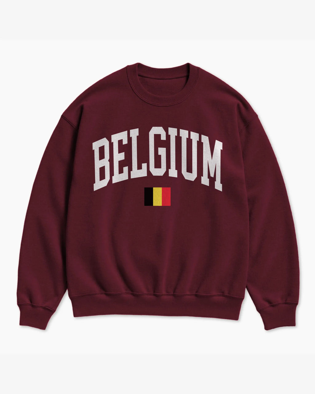 Belgium Collegiate Flag Sweatshirt