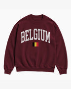 Belgium Collegiate Flag Sweatshirt