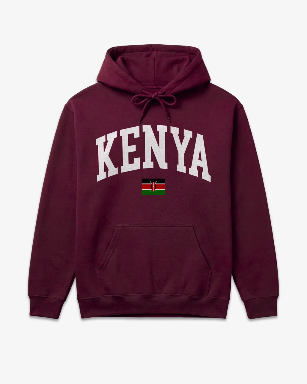 Kenya Collegiate Flag Hoodie