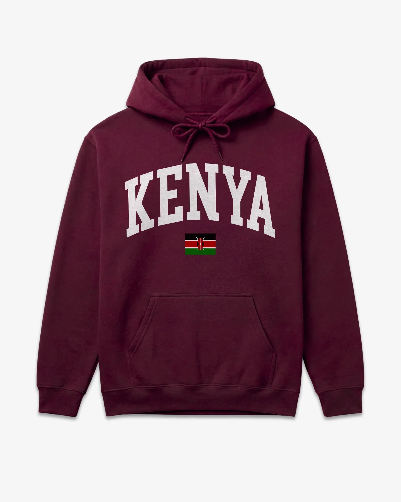 Kenya Collegiate Flag Hoodie