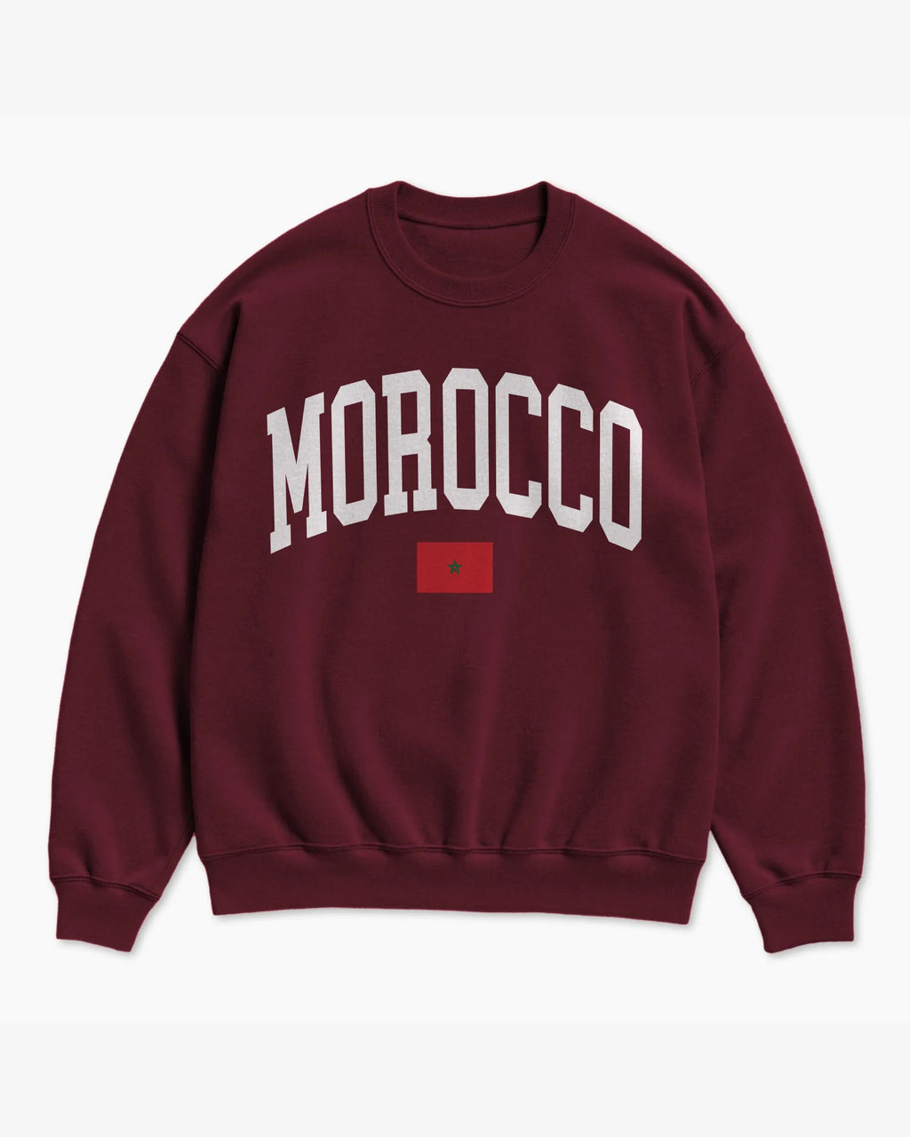 Morocco Collegiate Flag Sweatshirt