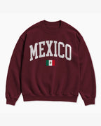 Mexico Collegiate Flag Sweatshirt