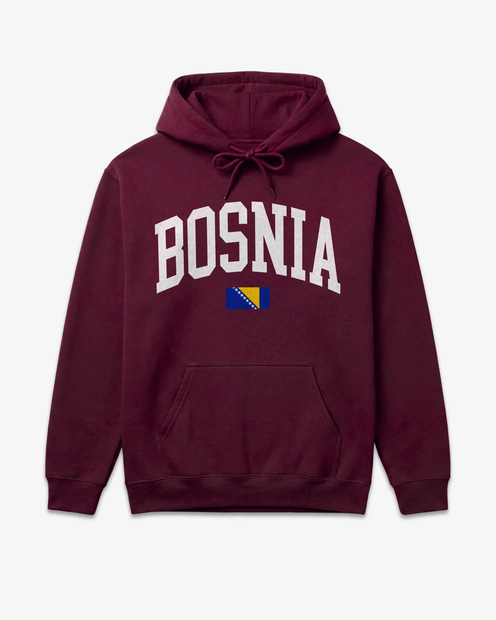 Bosnia Collegiate Flag Hoodie