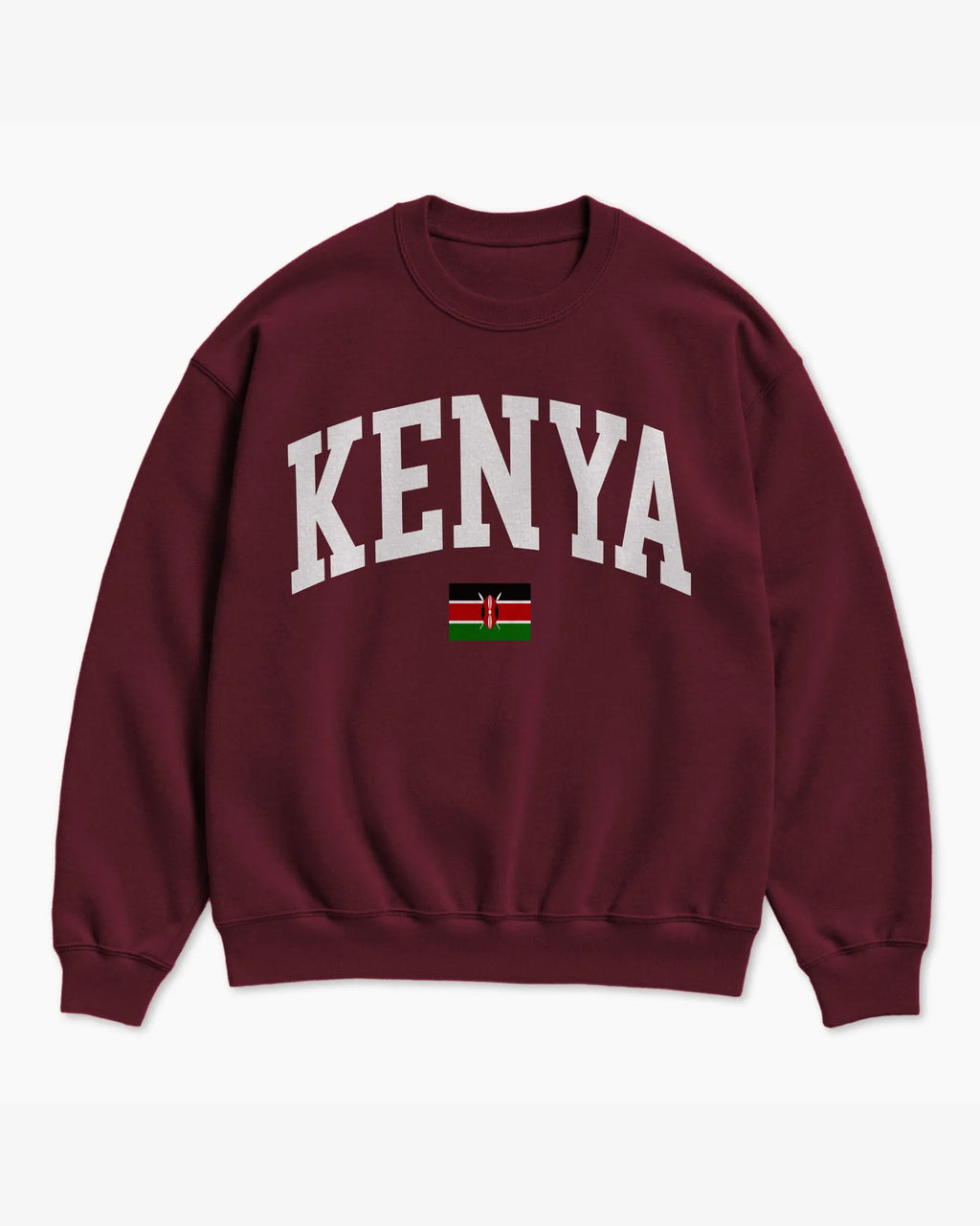 Kenya Collegiate Flag Sweatshirt