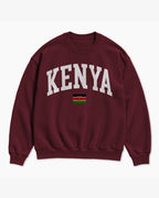 Kenya Collegiate Flag Sweatshirt