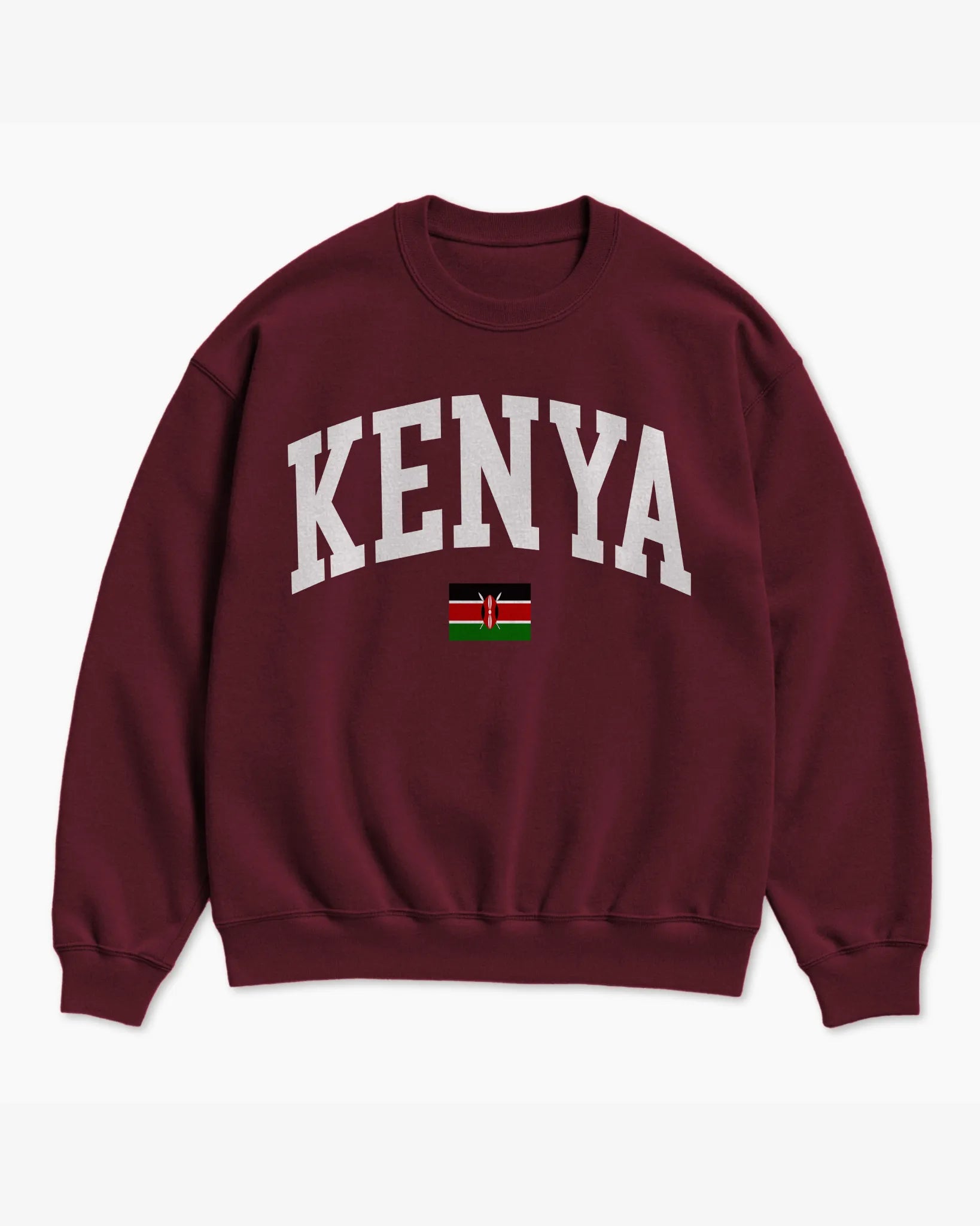 Kenya Collegiate Flag Sweatshirt