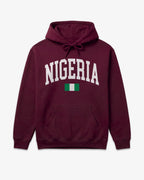 Nigeria Collegiate Flag Hoodie
