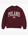 Poland Collegiate Flag Sweatshirt