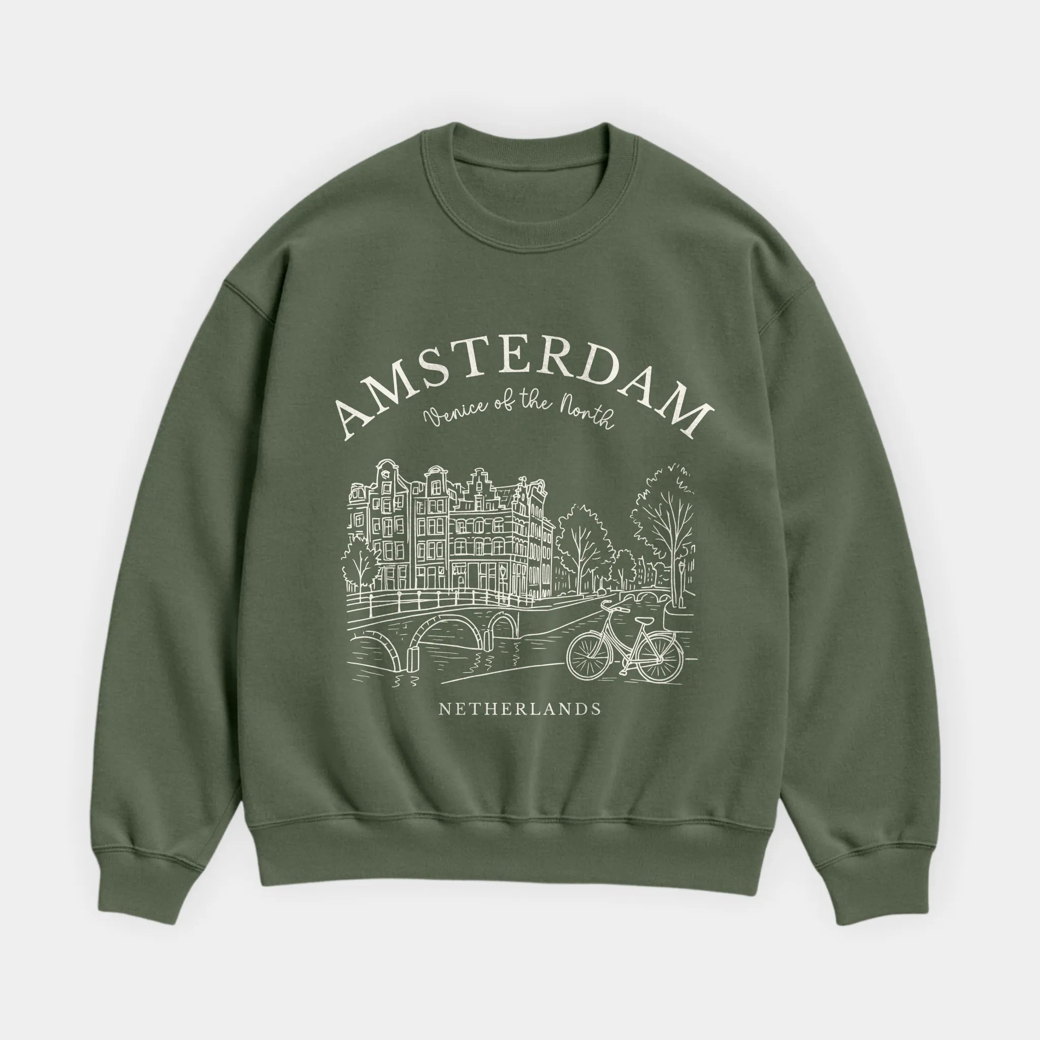 Amsterdam Vintage Sketch Sweatshirt