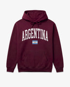 Argentina Collegiate Flag Hoodie