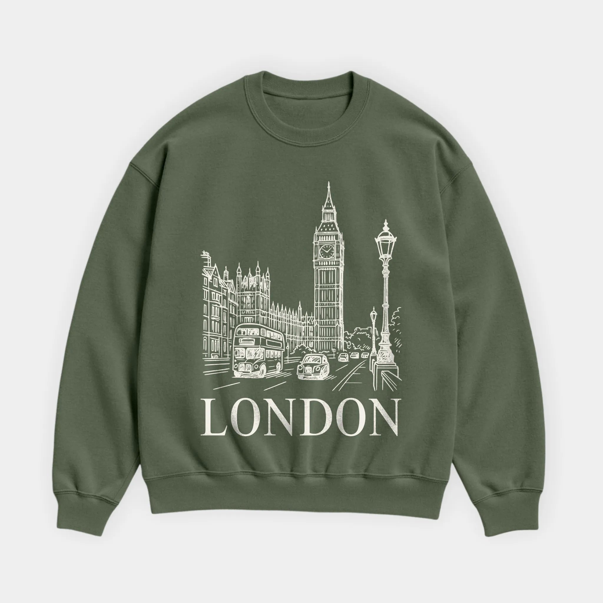 London Vintage Sketch Sweatshirt