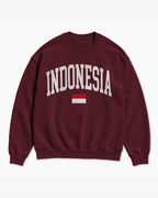 Indonesia Collegiate Flag Sweatshirt