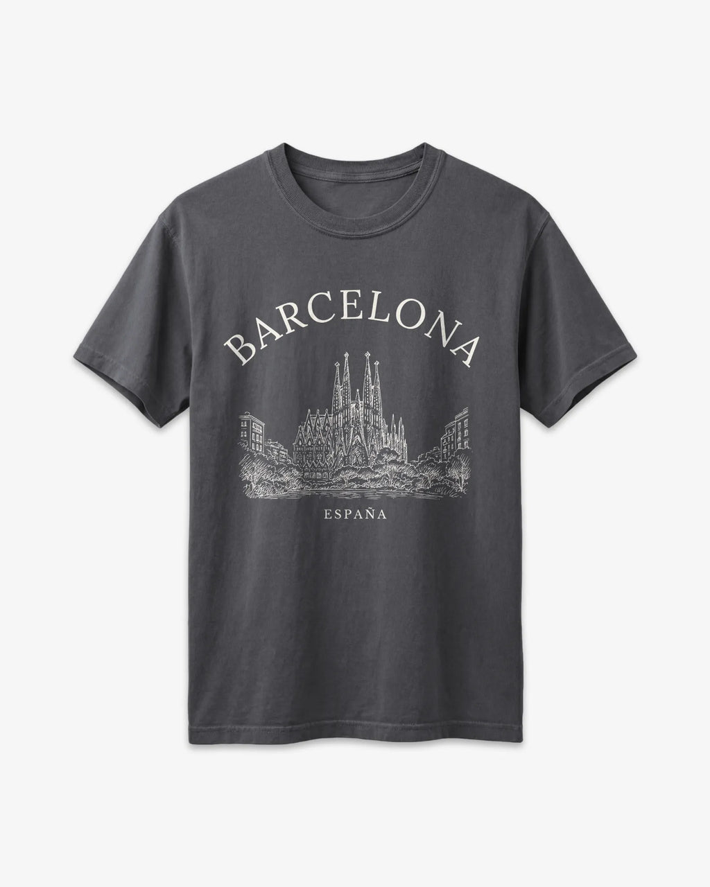 Barcelona Vintage Sketch T-Shirt