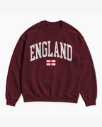 England Collegiate Flag Sweatshirt