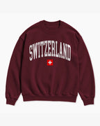 Switzerland Collegiate Flag Sweatshirt