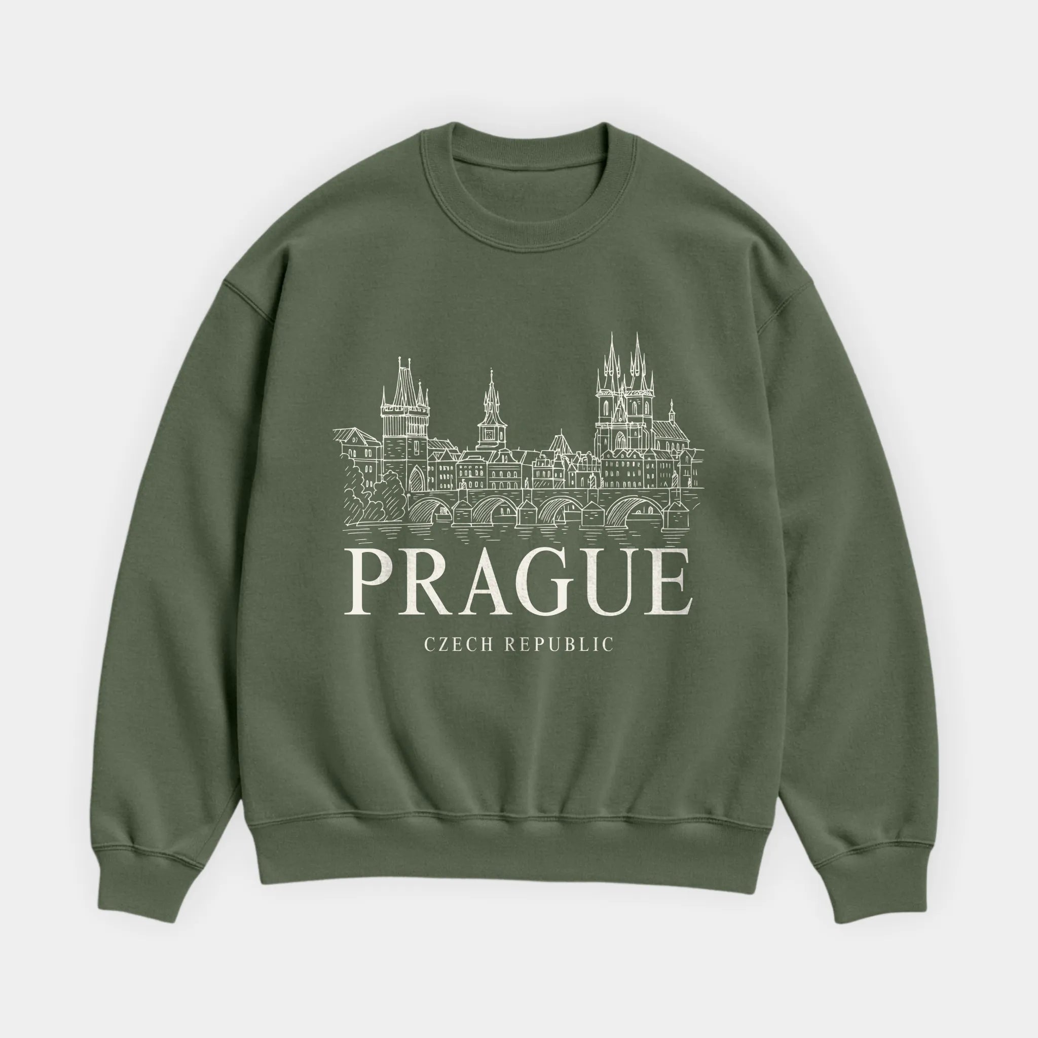 Prague Vintage Sketch Sweatshirt