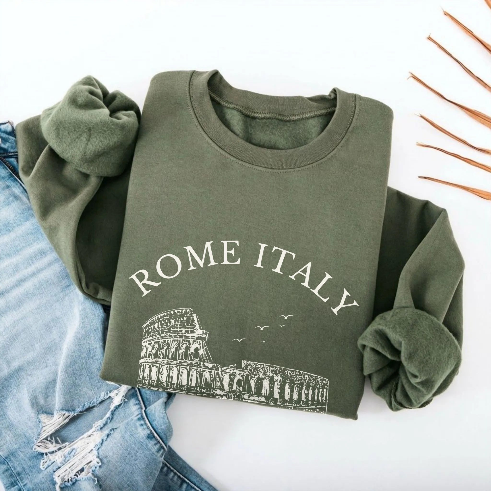 Rome Vintage Sketch Sweatshirt