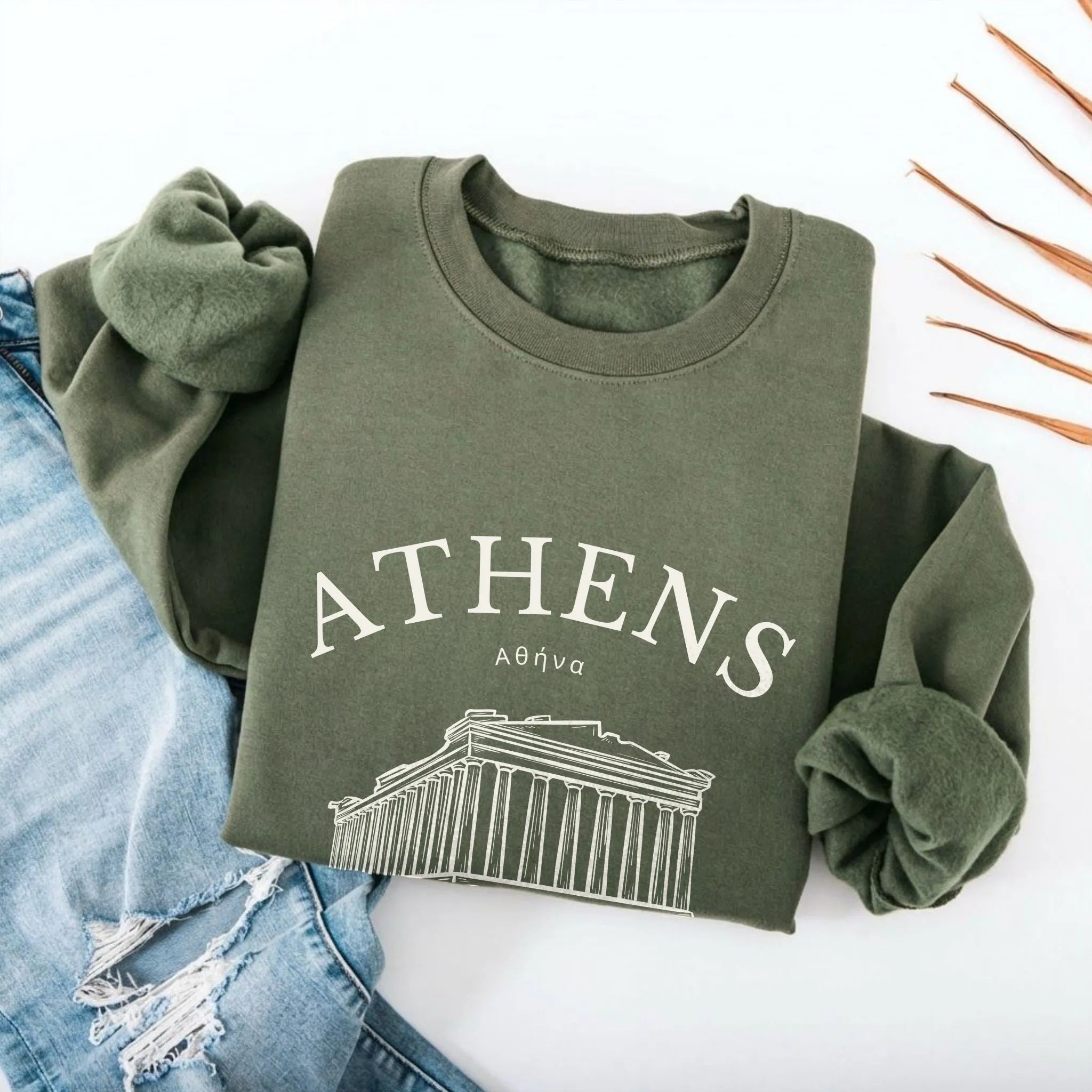 Athens Vintage Sketch Sweatshirt