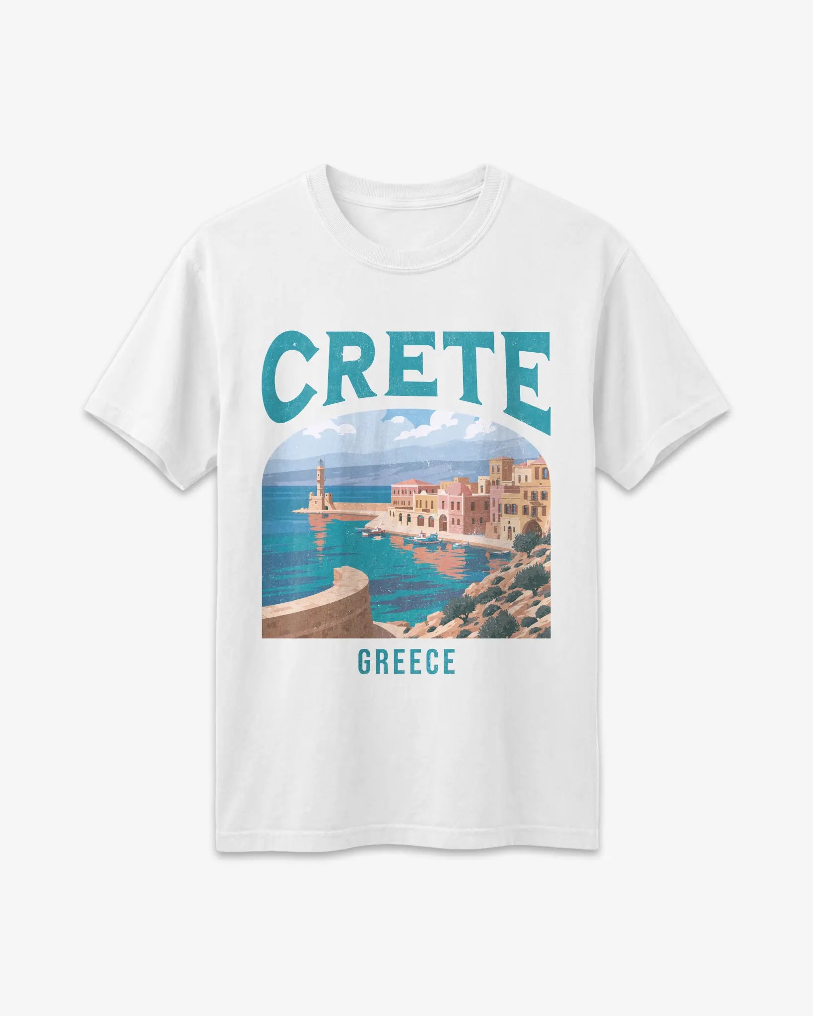 Crete Greece Vintage Travel Poster T-Shirt